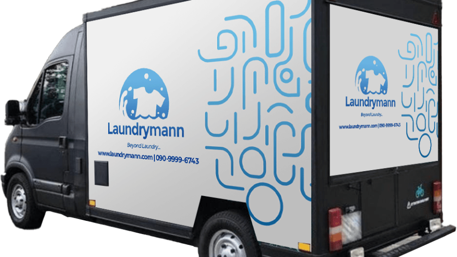 laundrymann delivery van for convenience